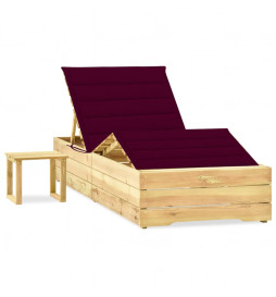 Chaise longue de jardin...