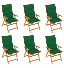 Chaises de jardin 6 pcs...
