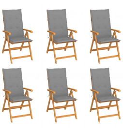 Chaises de jardin 6 pcs...