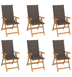 Chaises de jardin 6 pcs...