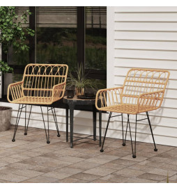 Chaises de jardin 2 pcs et...