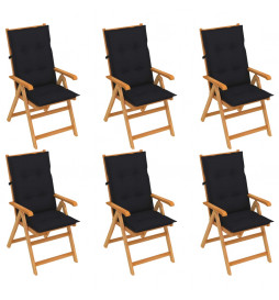 Chaises de jardin 6 pcs...