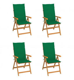 Chaises de jardin 4 pcs...