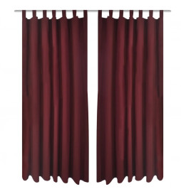 2 pcs Rideau à Passant...