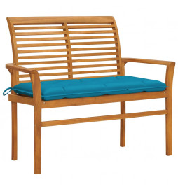 Banc de jardin avec coussin...