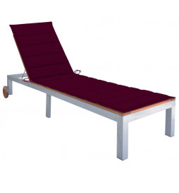 Chaise longue avec coussin...