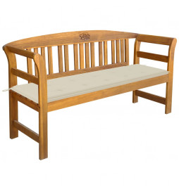 Banc de jardin avec coussin...