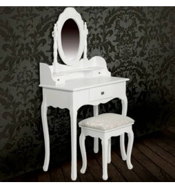 Coiffeuse avec miroir et...