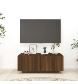 Meuble TV Chêne marron...