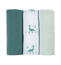 Lot de 3 Langes en Coton...