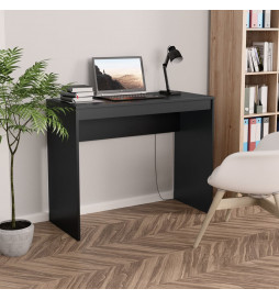 Bureau Noir 90x40x72 cm...