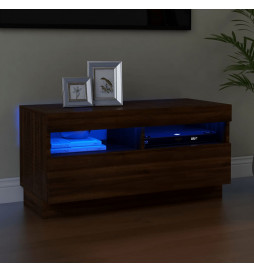 Meuble TV avec lumières LED...