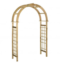 Arche avec treillis Bois de...