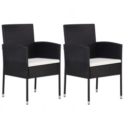 Chaise de jardin 2 pcs...