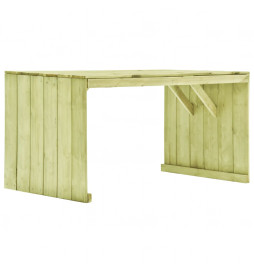 Table de jardin 150x87x80...