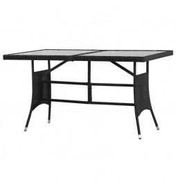 Table de jardin Noir...