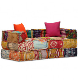 Pouf modulaire à 2 places...