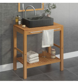 Armoire de toilette en teck...