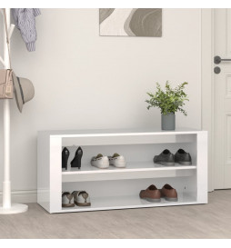 Étagère à chaussures Blanc...