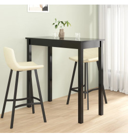 Table de bar MDF noir...