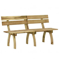 Banc de jardin 160 cm Bois...