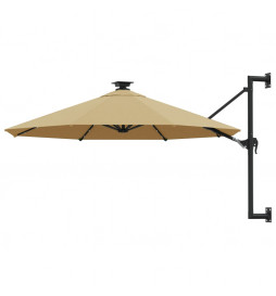 Parasol mural avec mât...