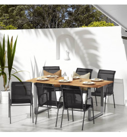 Chaises de jardin 6 pcs...