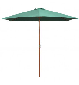 Parasol avec poteau en bois...