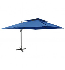 Parasol déporté à double...