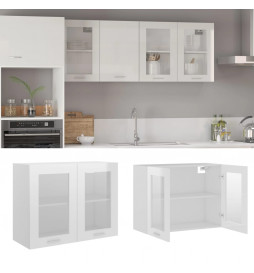 Armoire en verre suspendue...