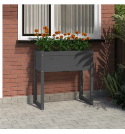 Jardinière Gris 78x40x81 cm...