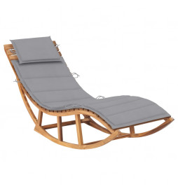 Chaise longue à bascule...