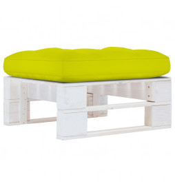 Pouf palette de jardin Bois...