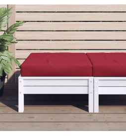 Coussin de palette rouge...