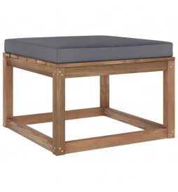 Repose-pied de jardin avec...