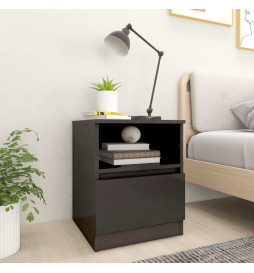 Table de chevet Gris...