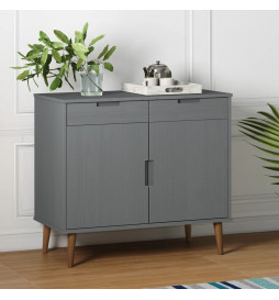Buffet MOLDE Gris 90x40x80...