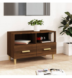 Meuble TV Chêne marron...