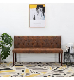 Banc 148,5 cm Marron...