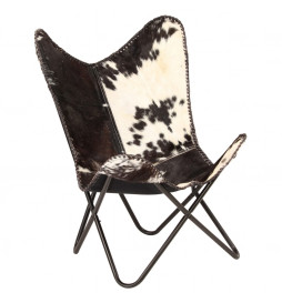 Chaise papillon Noir et...