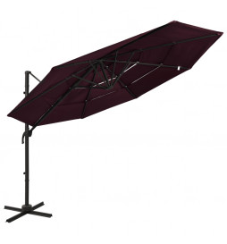Parasol à 4 niveaux avec...