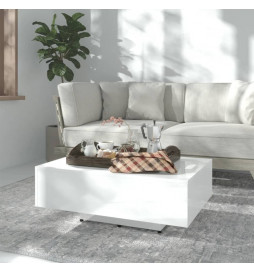 Table basse Blanc brillant...
