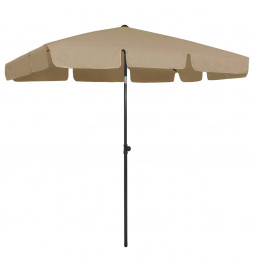 Parasol de plage taupe...