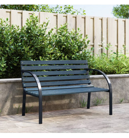 Banc de jardin 120 cm Gris...