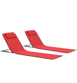 Tapis de plage pliables 2...