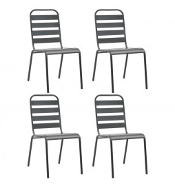 Chaises d'extérieur 4 pcs...