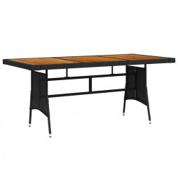 Table de jardin Noir...
