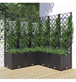 Jardinière avec treillis...