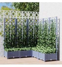 Jardinière avec treillis...