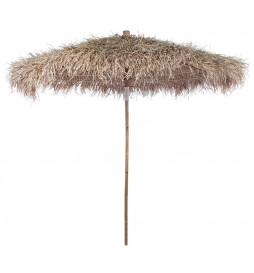Parasol en bambou avec toit...